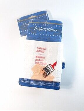 Vintage Norwall Architectural Inspirations Paintable Wallpaper Border 5 Yds x2